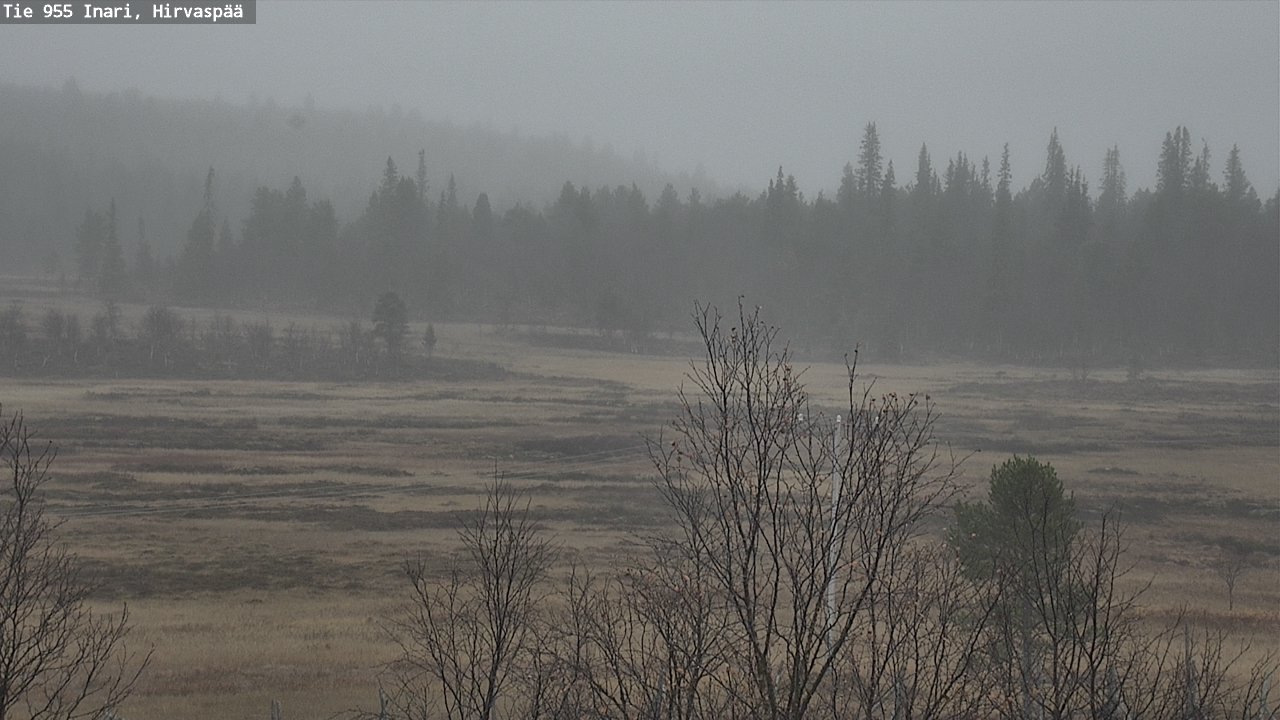 Kelikamerat Kuva Tie 955 Inari, Hirvaspää, Inari, Lappi