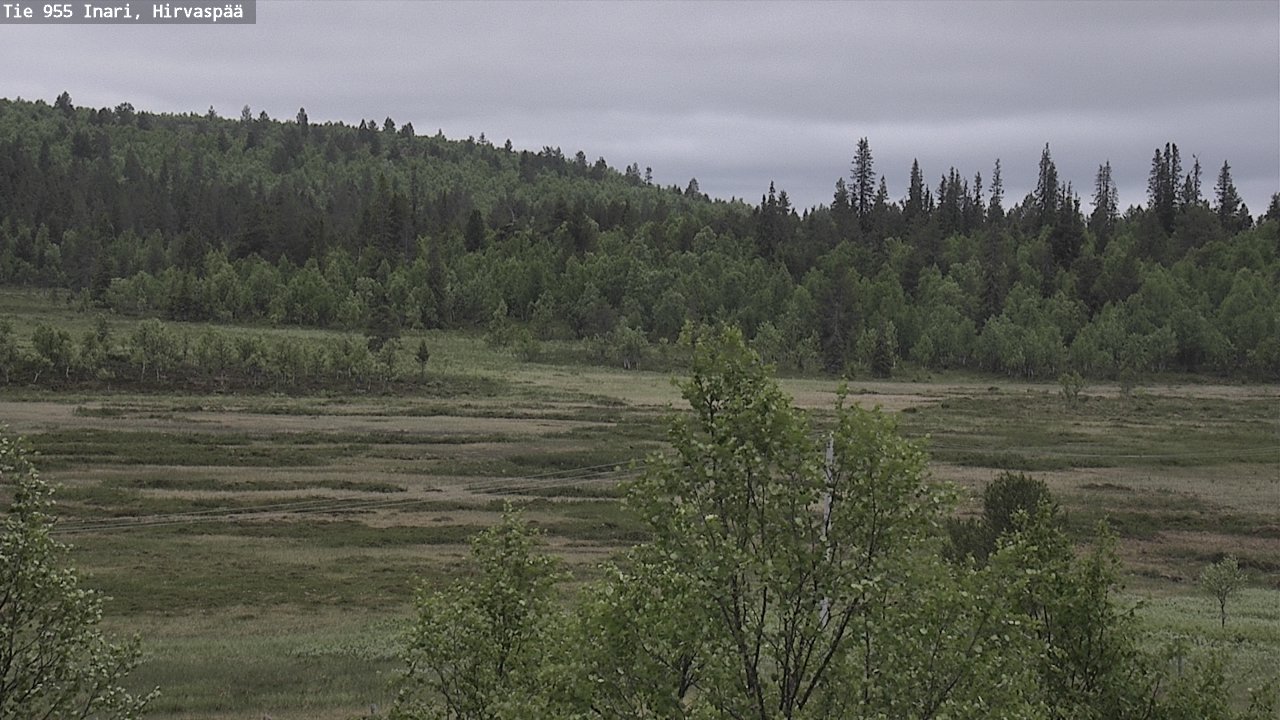 Weather Camera Image Väg 955 Enare, Hirvaspää, Inari, Lappi