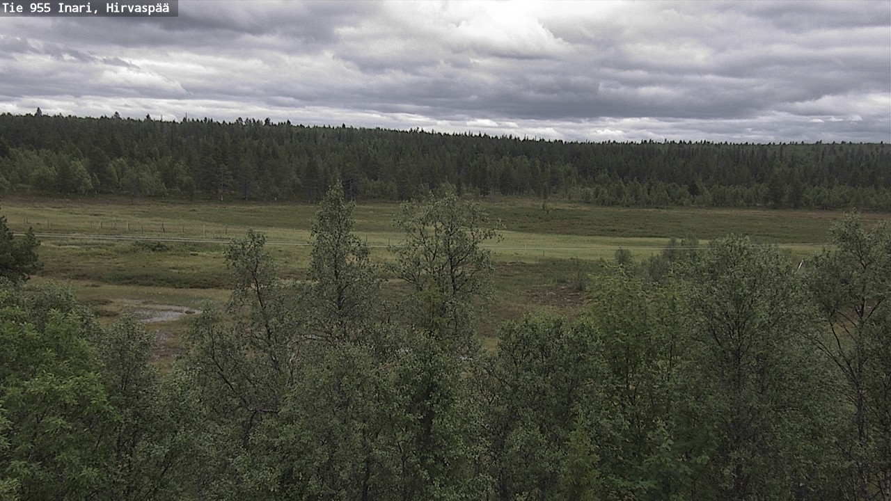 Kelikamerat Kuva Tie 955 Inari, Hirvaspää, Inari, Lappi