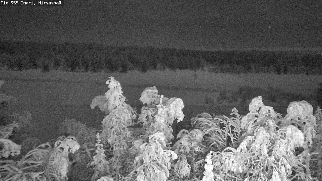 Weather Camera Image Väg 955 Enare, Hirvaspää, Inari, Lappi