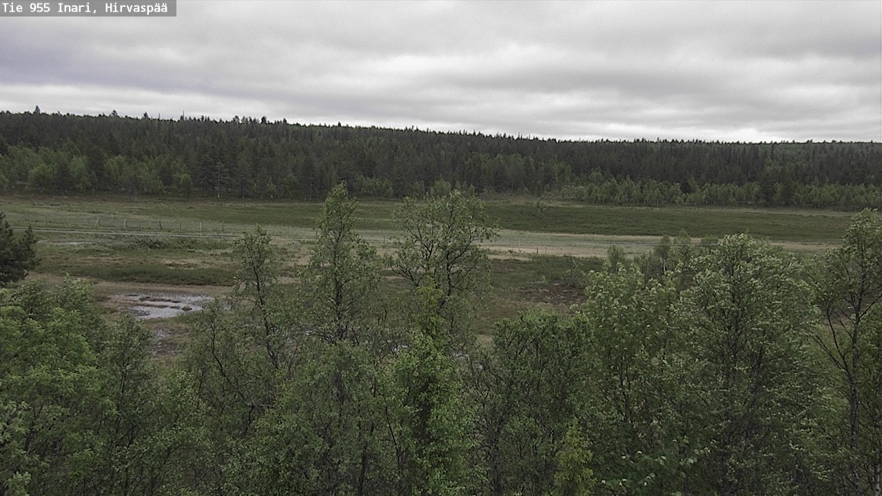 Kelikamerat Kuva Tie 955 Inari, Hirvaspää, Inari, Lappi