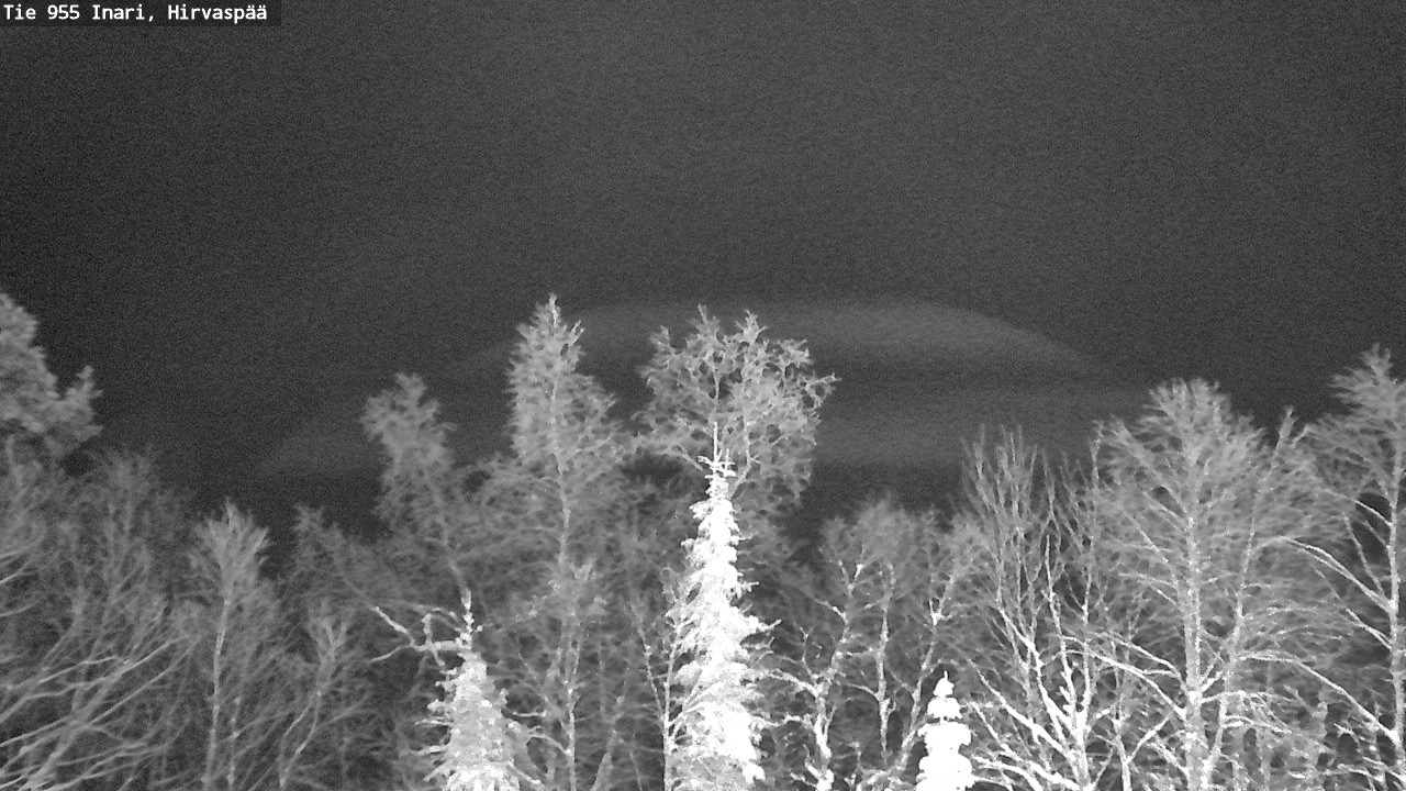 Weather Camera Image Road 955 Inari, Hirvaspää, Inari, Lappi