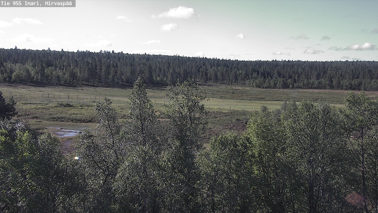 Weather Camera Image Väg 955 Enare, Hirvaspää, Inari, Lappi