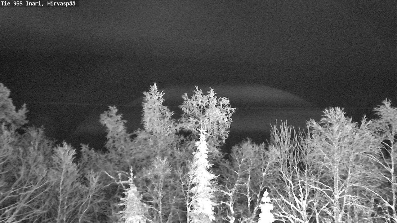 Weather Camera Image Road 955 Inari, Hirvaspää, Inari, Lappi