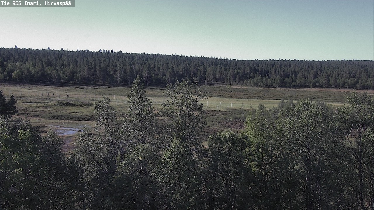 Weather Camera Image Väg 955 Enare, Hirvaspää, Inari, Lappi