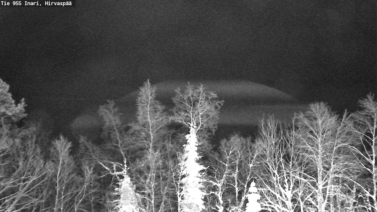 Weather Camera Image Road 955 Inari, Hirvaspää, Inari, Lappi