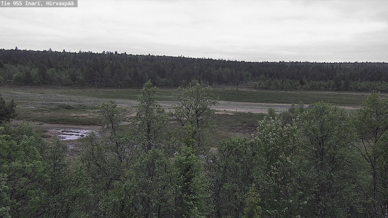 Kelikamerat Kuva Tie 955 Inari, Hirvaspää, Inari, Lappi
