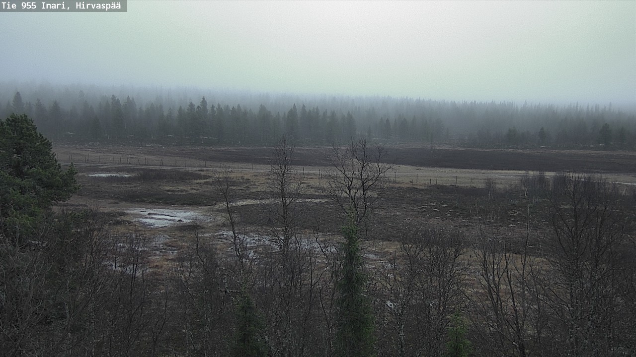 Kelikamerat Kuva Tie 955 Inari, Hirvaspää, Inari, Lappi