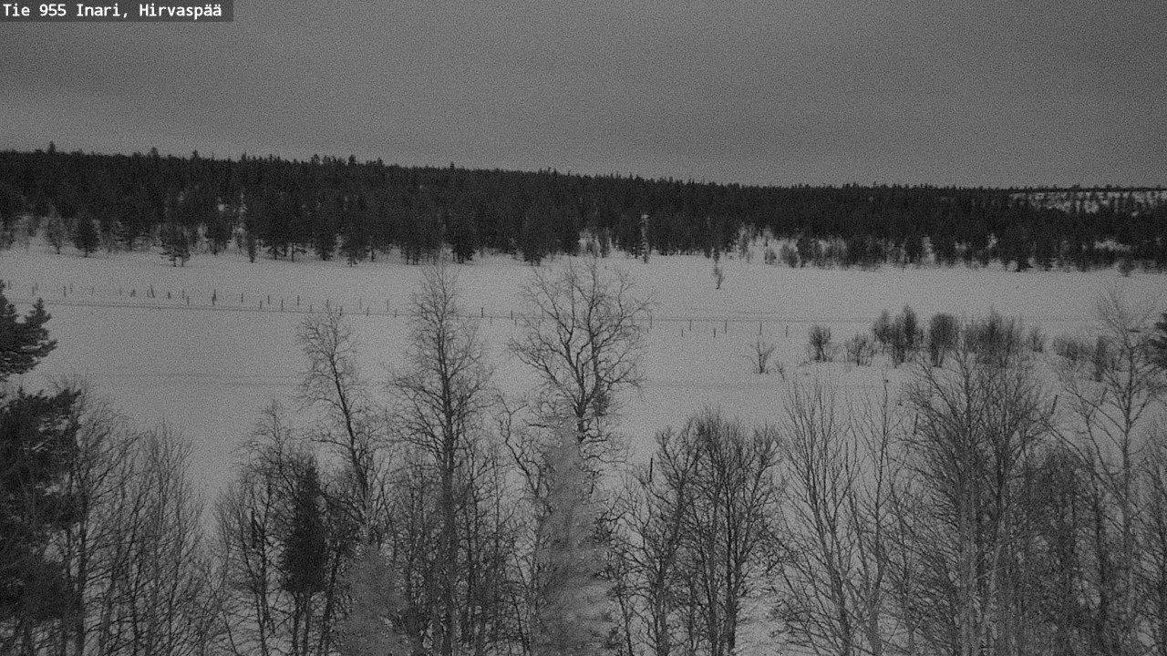 Kelikamerat Kuva Tie 955 Inari, Hirvaspää, Inari, Lappi