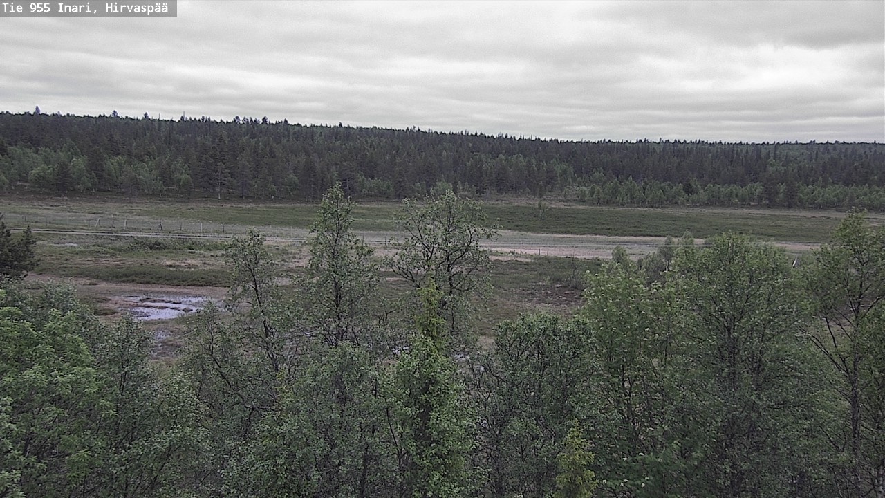 Kelikamerat Kuva Tie 955 Inari, Hirvaspää, Inari, Lappi