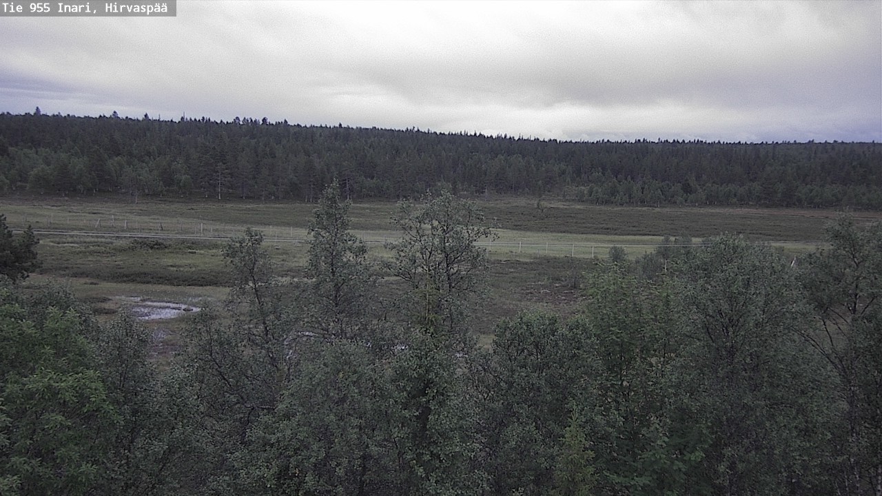 Kelikamerat Kuva Tie 955 Inari, Hirvaspää, Inari, Lappi