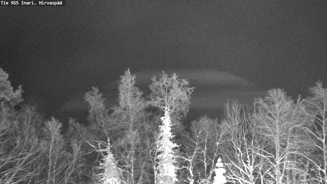 Weather Camera Image Road 955 Inari, Hirvaspää, Inari, Lappi