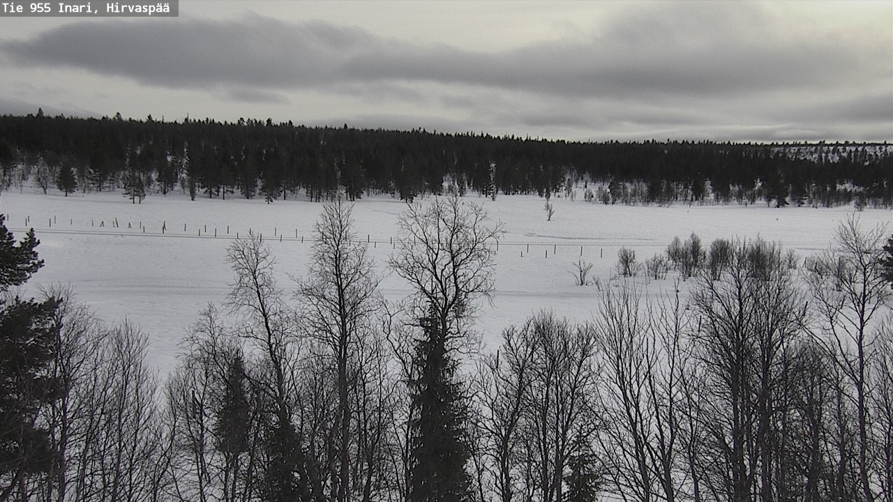 Kelikamerat Kuva Tie 955 Inari, Hirvaspää, Inari, Lappi