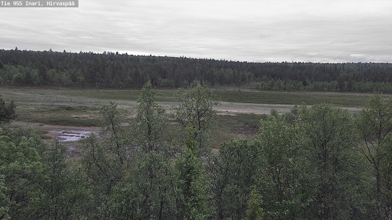 Kelikamerat Kuva Tie 955 Inari, Hirvaspää, Inari, Lappi