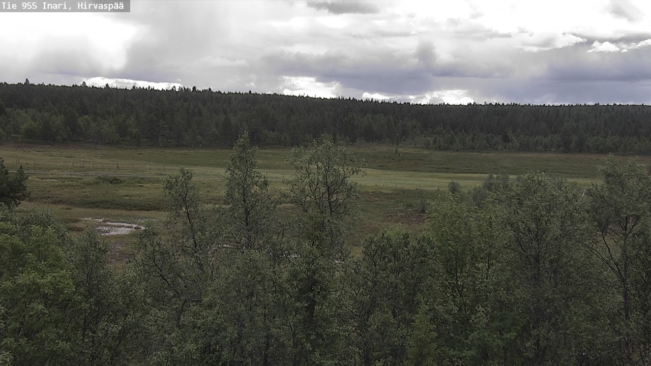 Weather Camera Image Väg 955 Enare, Hirvaspää, Inari, Lappi