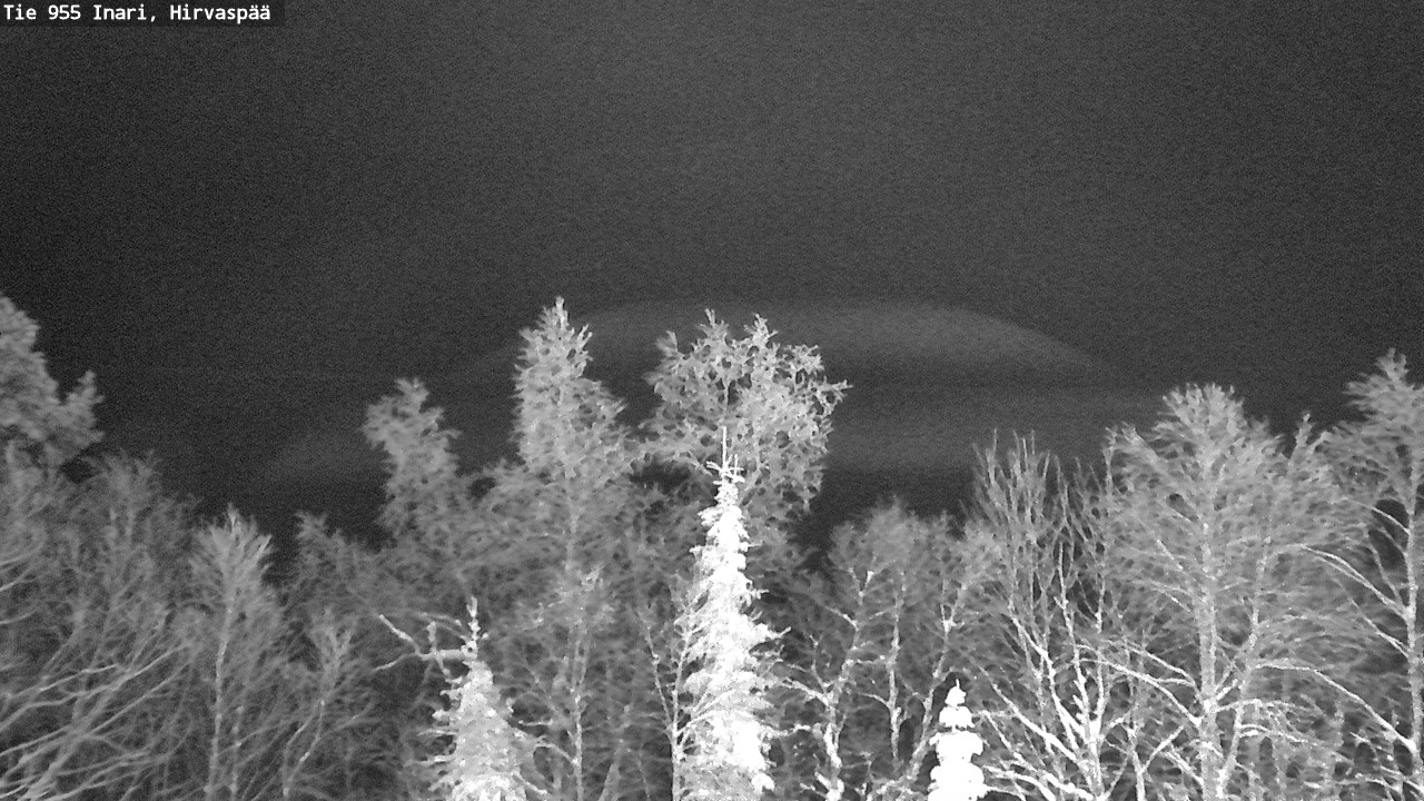 Weather Camera Image Road 955 Inari, Hirvaspää, Inari, Lappi