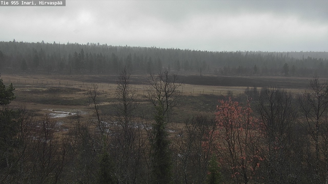 Weather Camera Image Road 955 Inari, Hirvaspää, Inari, Lappi