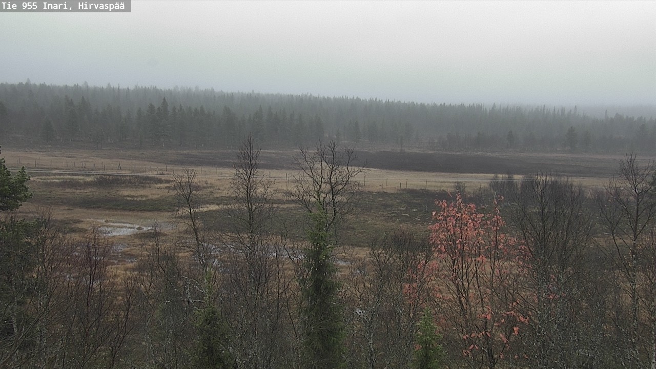Weather Camera Image Road 955 Inari, Hirvaspää, Inari, Lappi