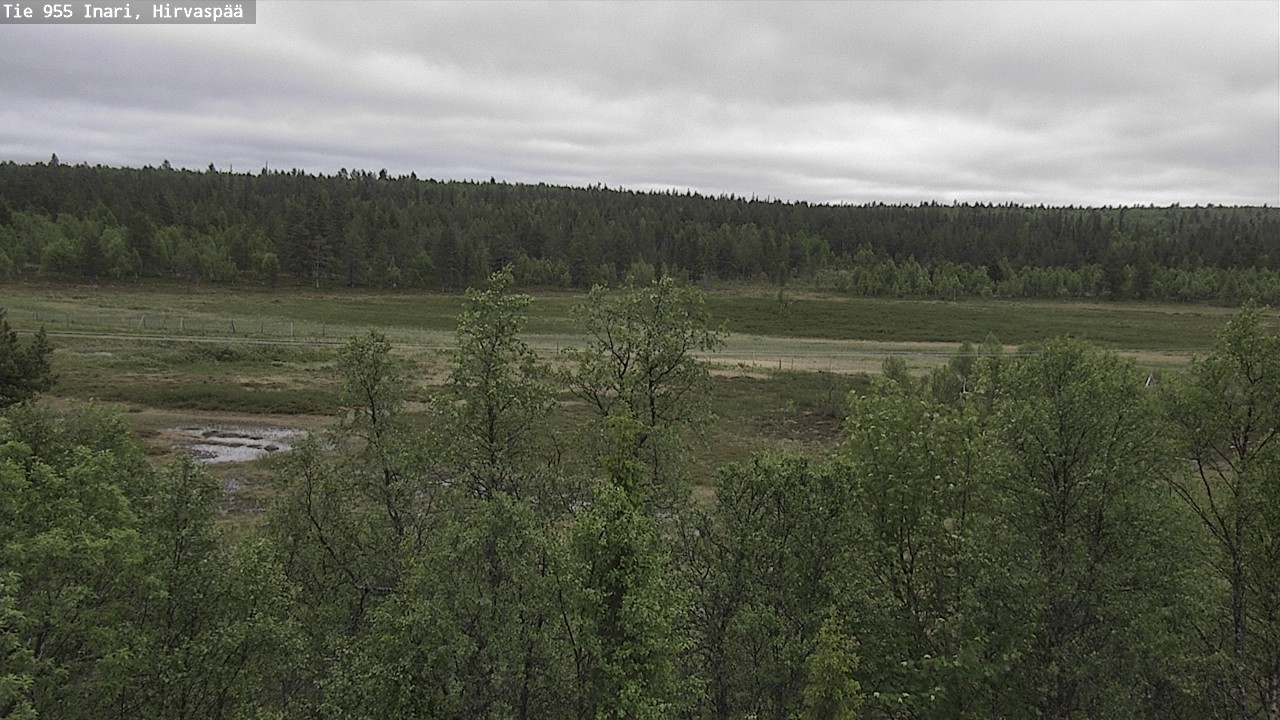 Weather Camera Image Road 955 Inari, Hirvaspää, Inari, Lappi