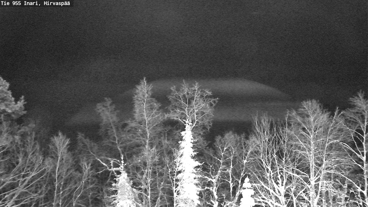 Weather Camera Image Road 955 Inari, Hirvaspää, Inari, Lappi