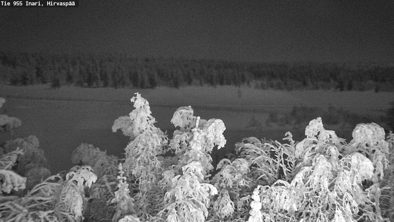 Kelikamerat Kuva Tie 955 Inari, Hirvaspää, Inari, Lappi