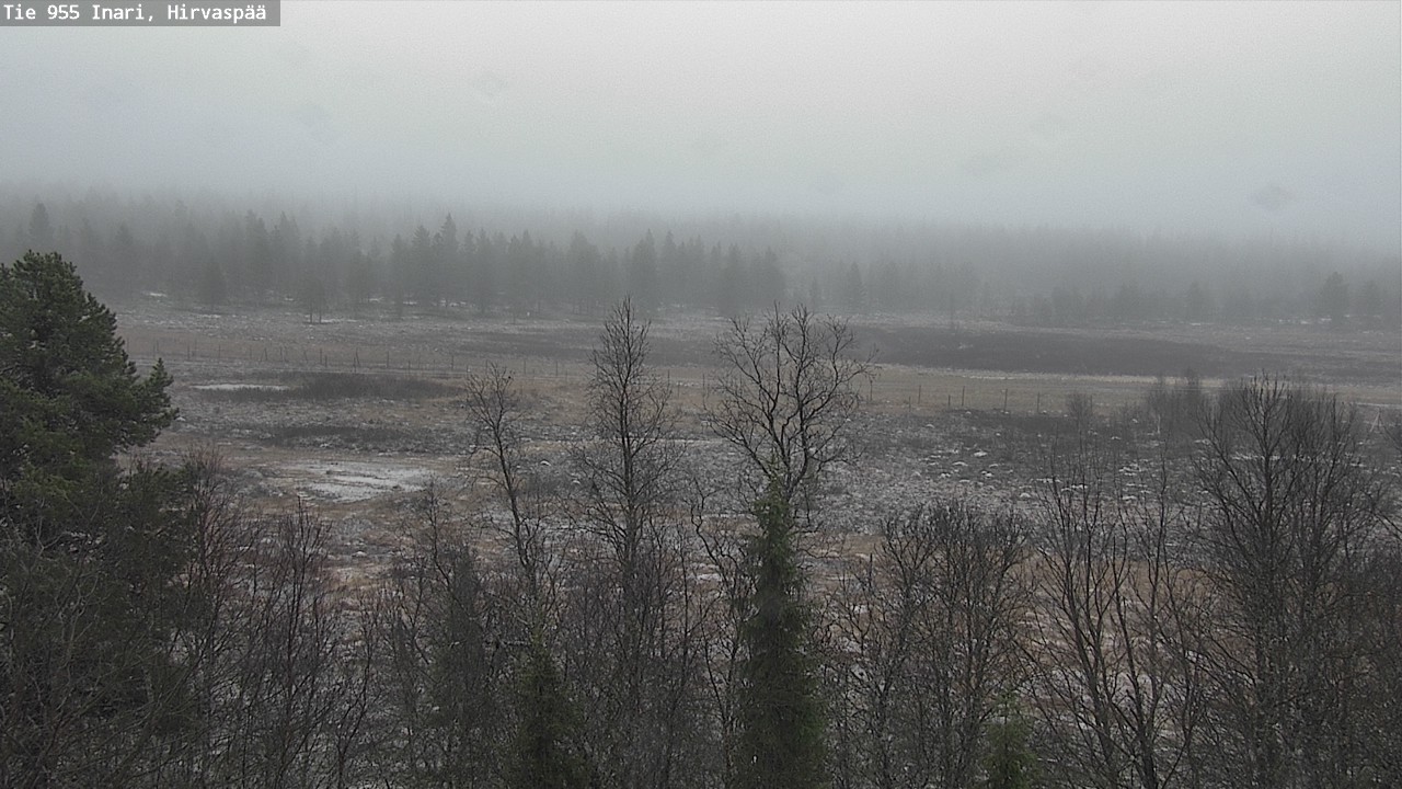 Kelikamerat Kuva Tie 955 Inari, Hirvaspää, Inari, Lappi