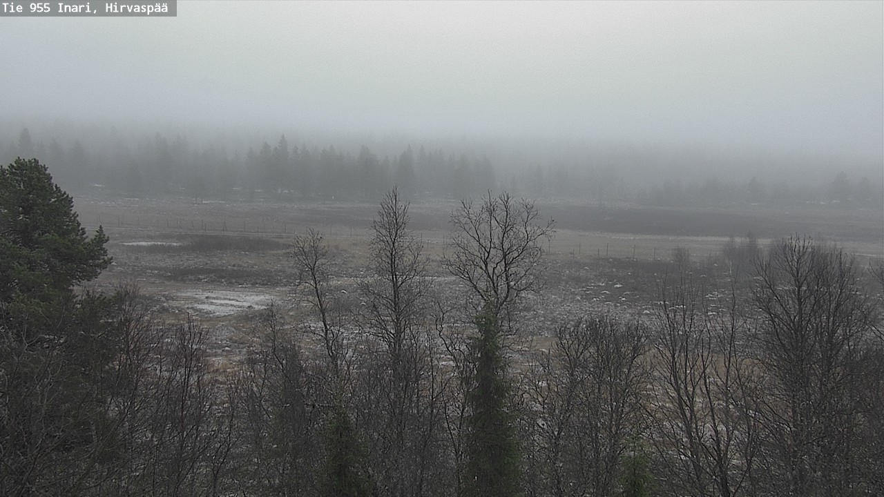 Kelikamerat Kuva Tie 955 Inari, Hirvaspää, Inari, Lappi