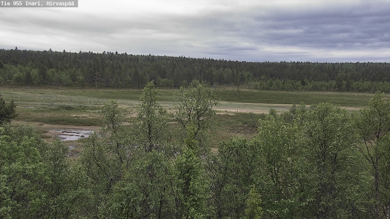 Kelikamerat Kuva Tie 955 Inari, Hirvaspää, Inari, Lappi