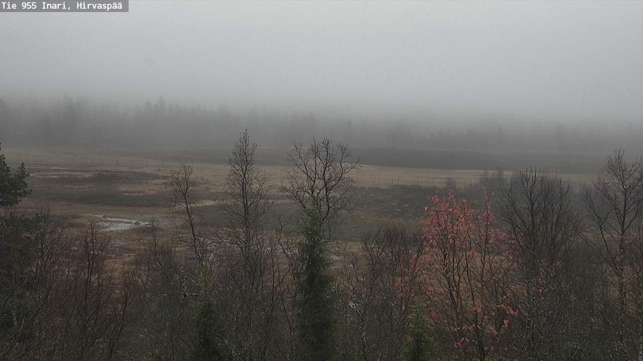 Weather Camera Image Road 955 Inari, Hirvaspää, Inari, Lappi