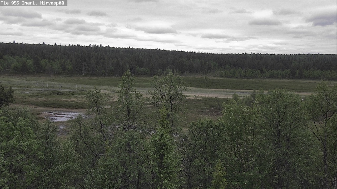 Kelikamerat Kuva Tie 955 Inari, Hirvaspää, Inari, Lappi