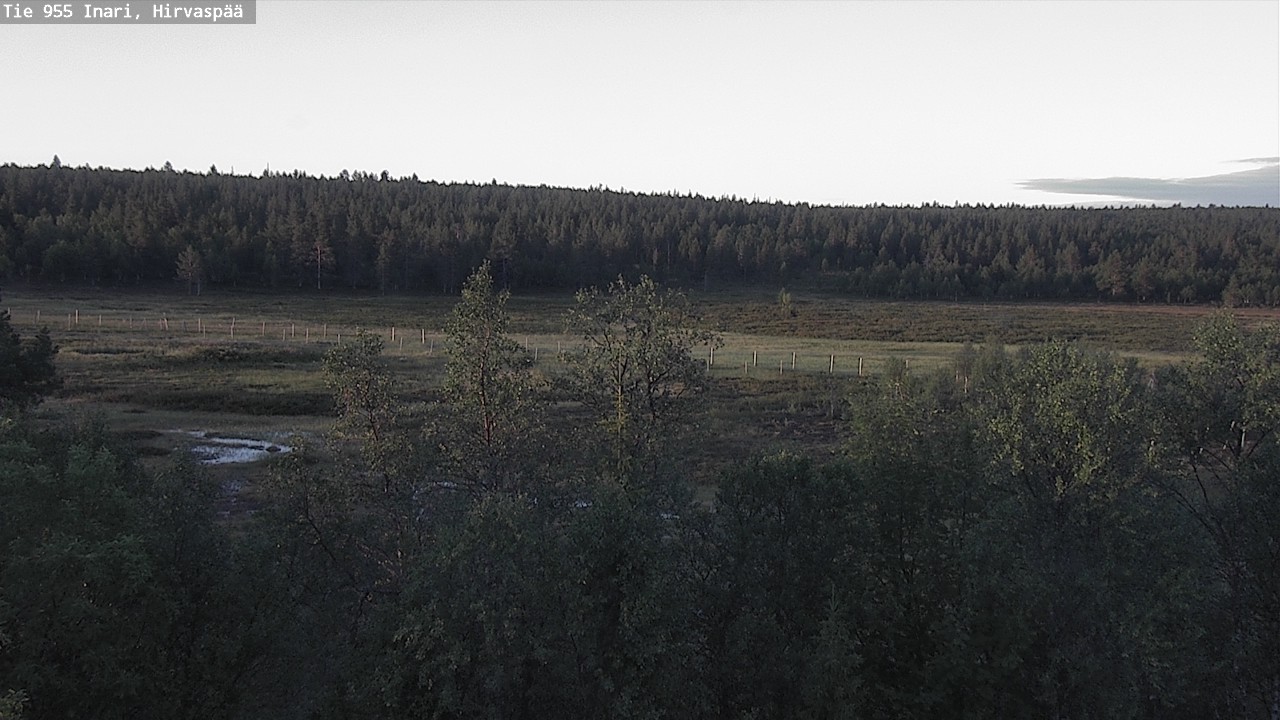 Weather Camera Image Väg 955 Enare, Hirvaspää, Inari, Lappi