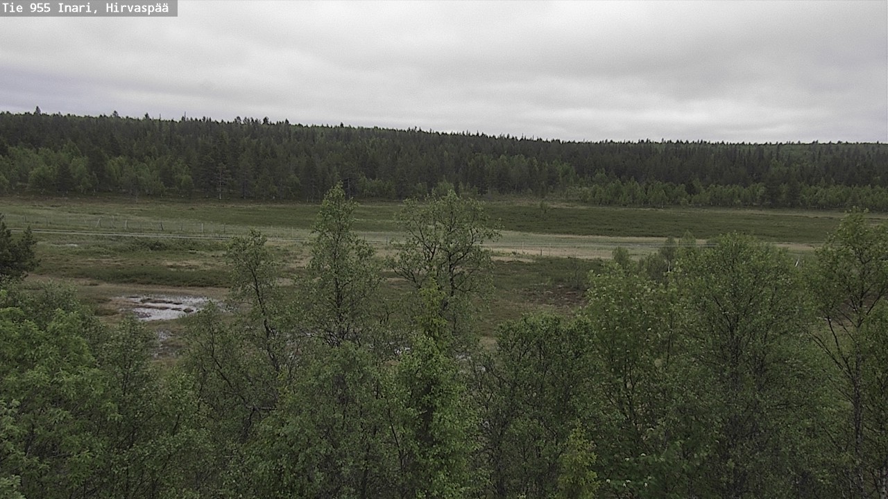 Weather Camera Image Road 955 Inari, Hirvaspää, Inari, Lappi