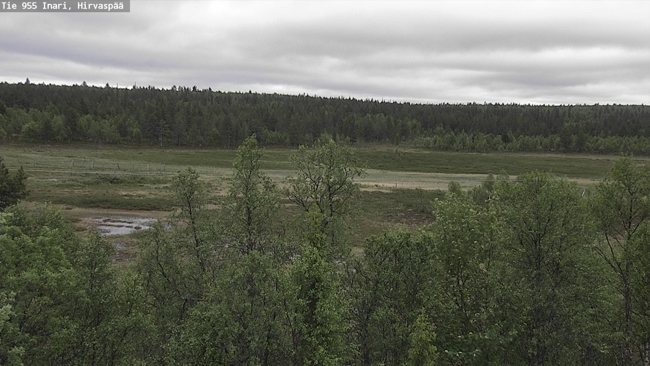 Kelikamerat Kuva Tie 955 Inari, Hirvaspää, Inari, Lappi