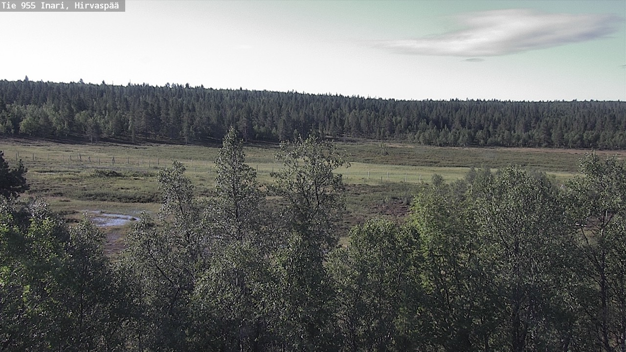 Weather Camera Image Väg 955 Enare, Hirvaspää, Inari, Lappi