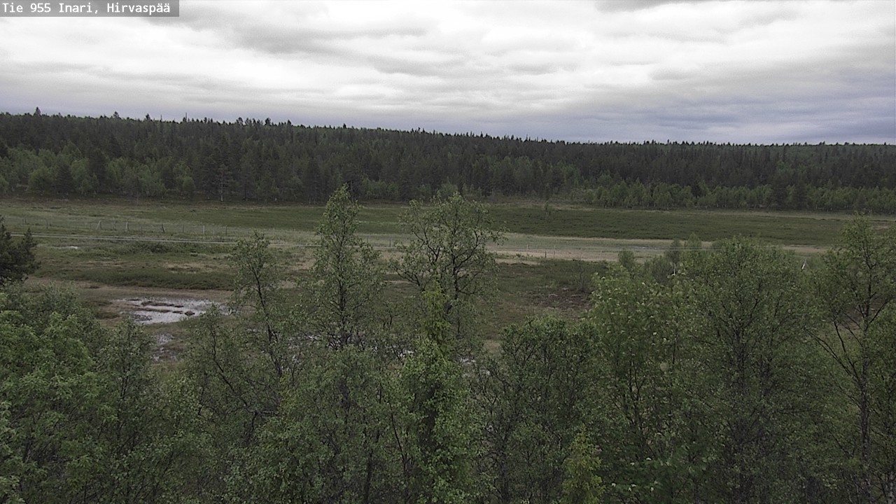 Kelikamerat Kuva Tie 955 Inari, Hirvaspää, Inari, Lappi