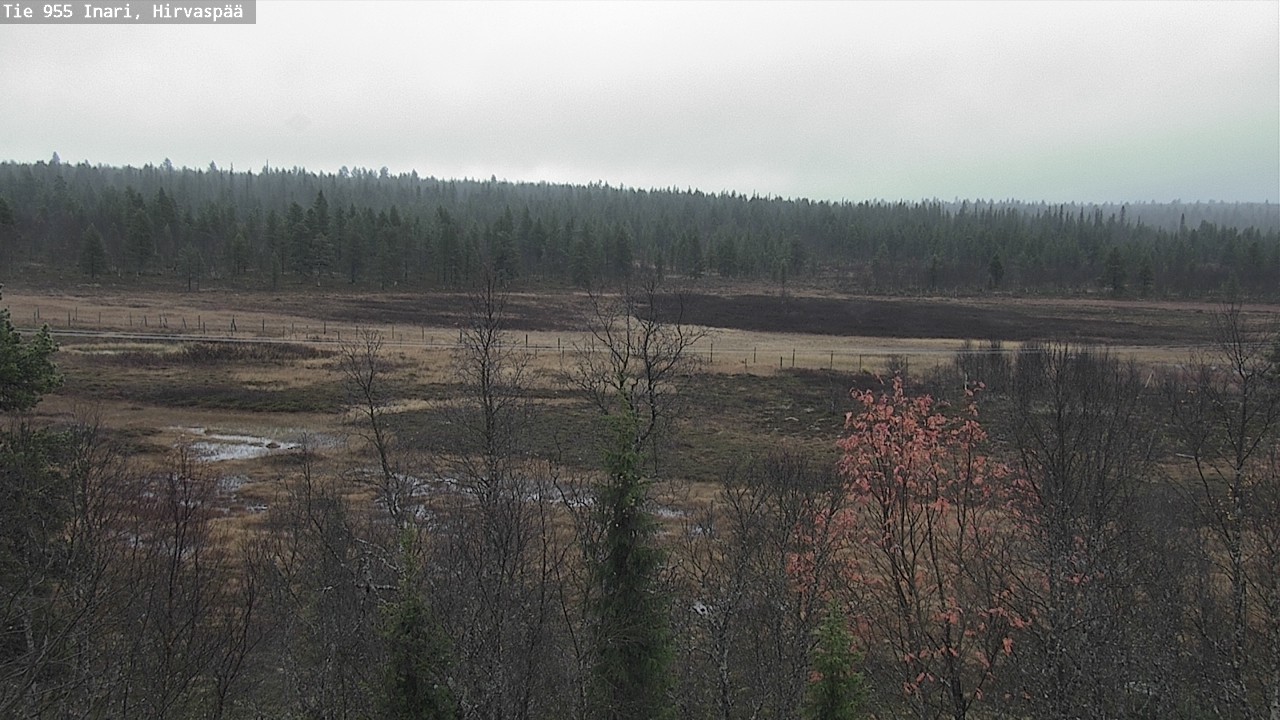 Weather Camera Image Road 955 Inari, Hirvaspää, Inari, Lappi