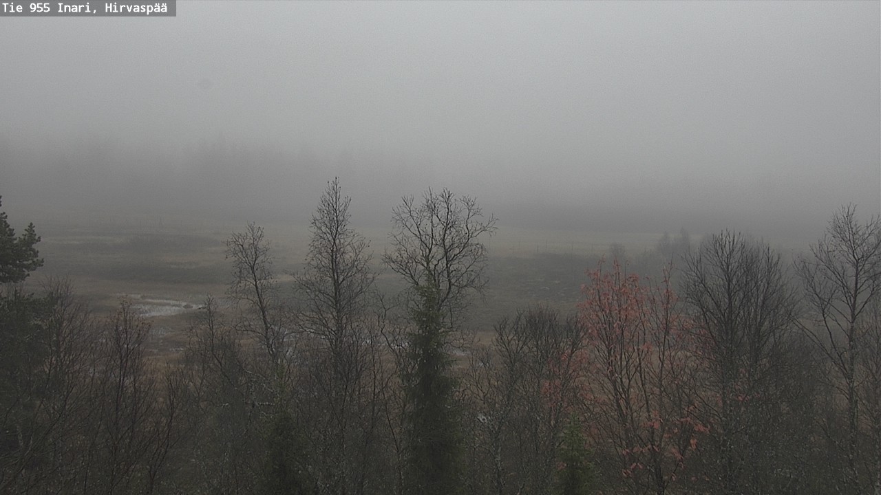 Weather Camera Image Road 955 Inari, Hirvaspää, Inari, Lappi