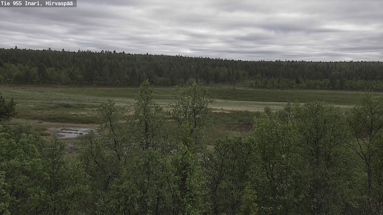 Kelikamerat Kuva Tie 955 Inari, Hirvaspää, Inari, Lappi