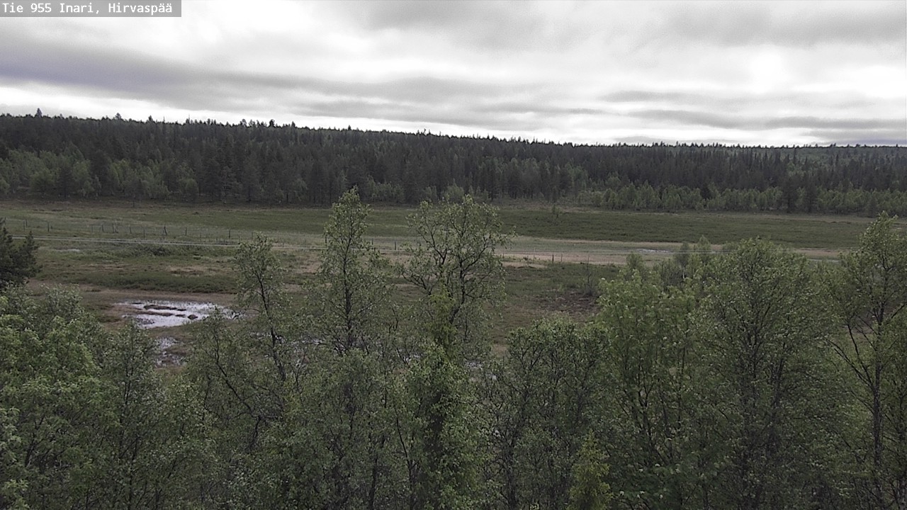 Kelikamerat Kuva Tie 955 Inari, Hirvaspää, Inari, Lappi
