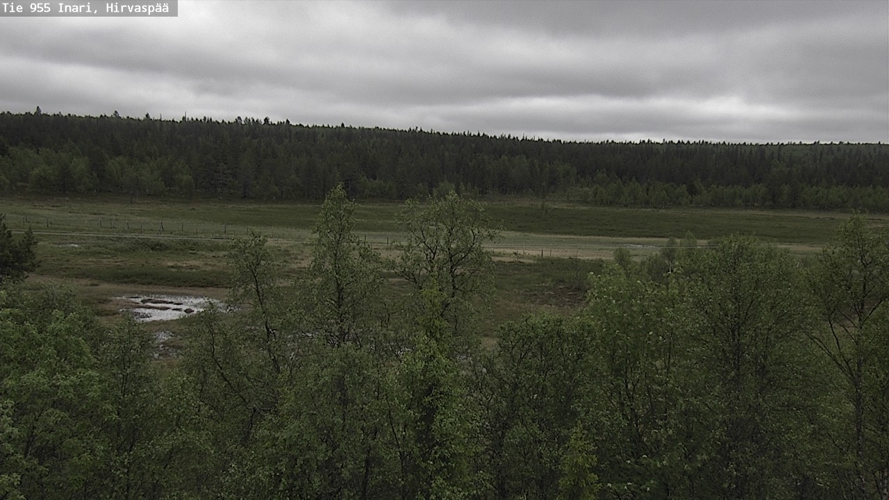 Kelikamerat Kuva Tie 955 Inari, Hirvaspää, Inari, Lappi