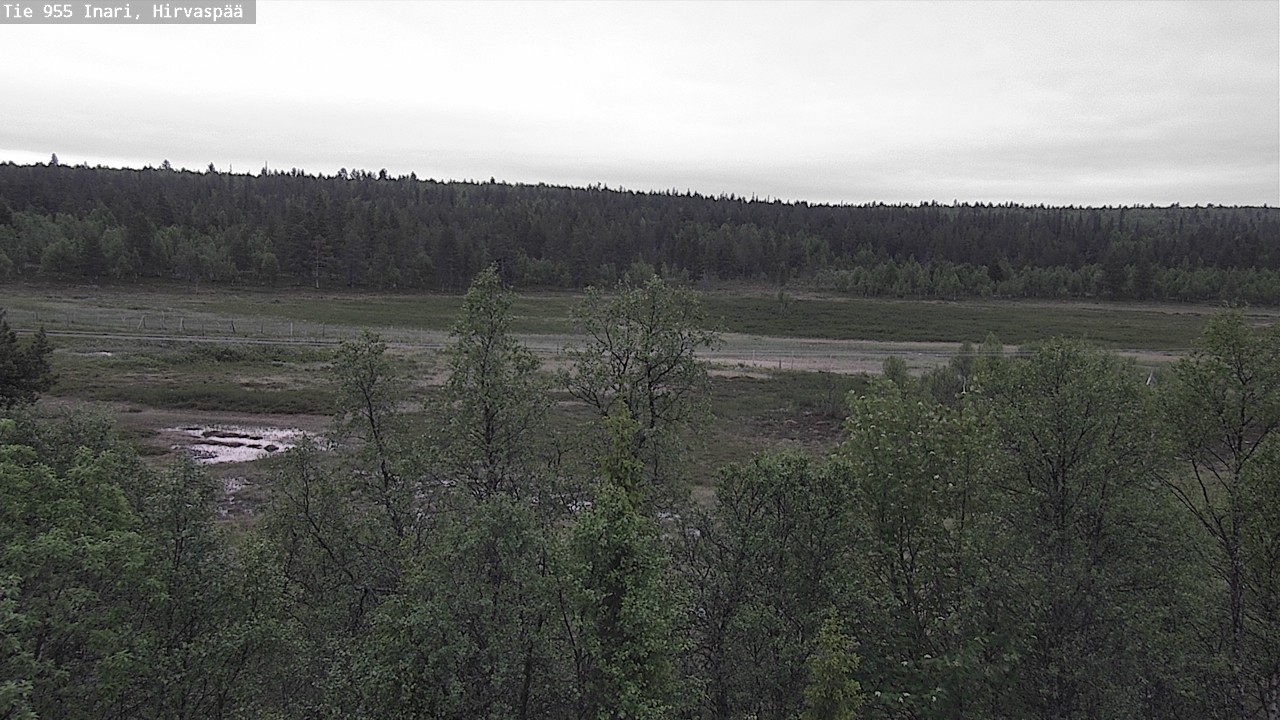 Kelikamerat Kuva Tie 955 Inari, Hirvaspää, Inari, Lappi