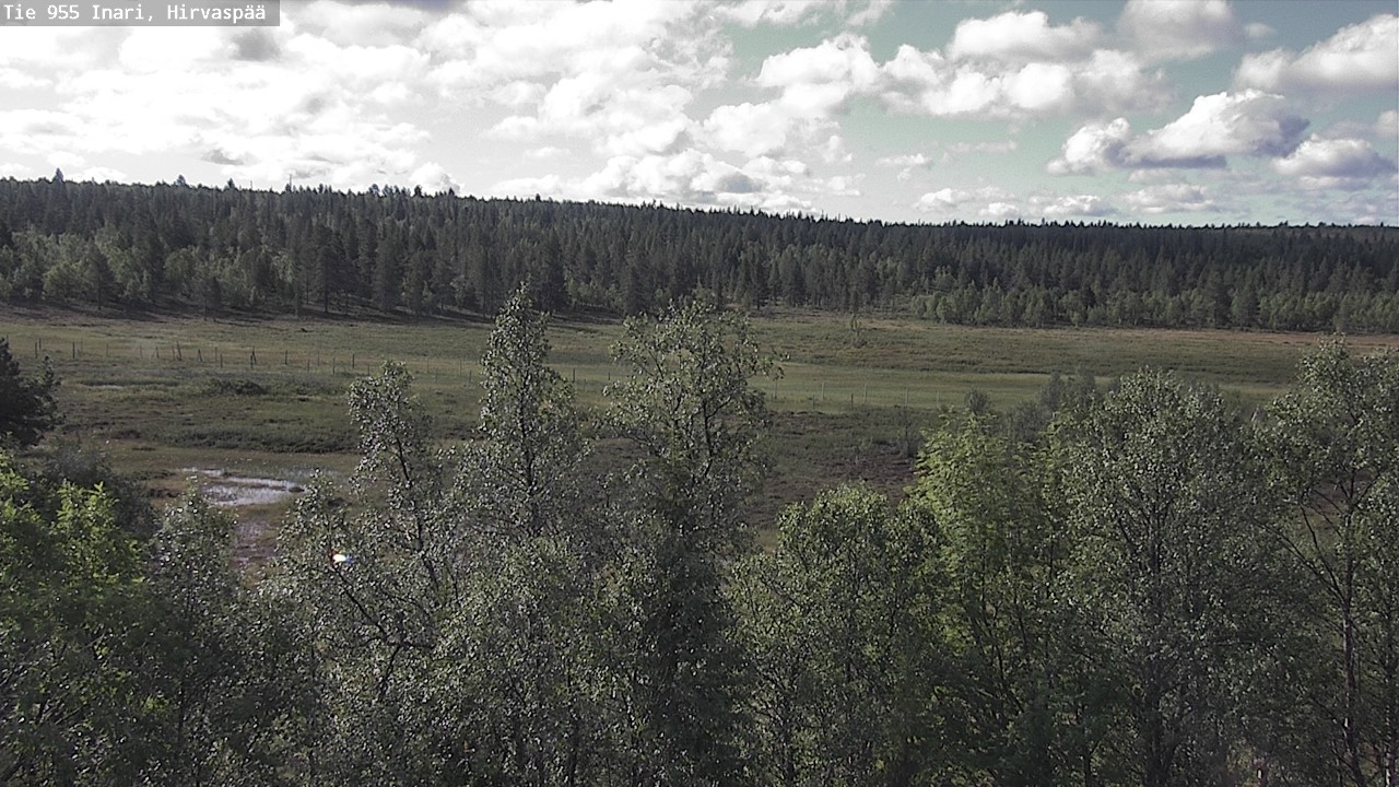 Weather Camera Image Väg 955 Enare, Hirvaspää, Inari, Lappi