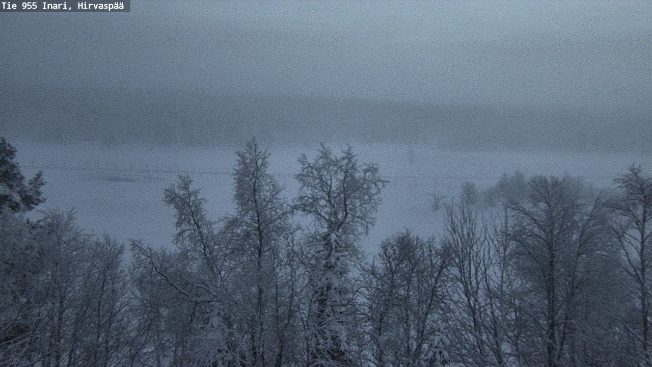 Weather Camera Image Väg 955 Enare, Hirvaspää, Inari, Lappi