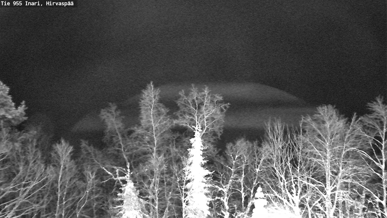 Weather Camera Image Road 955 Inari, Hirvaspää, Inari, Lappi