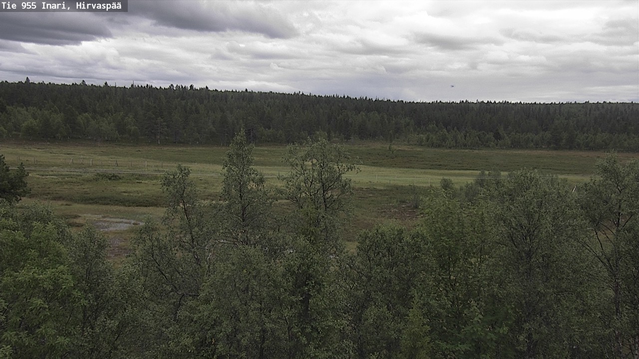 Kelikamerat Kuva Tie 955 Inari, Hirvaspää, Inari, Lappi