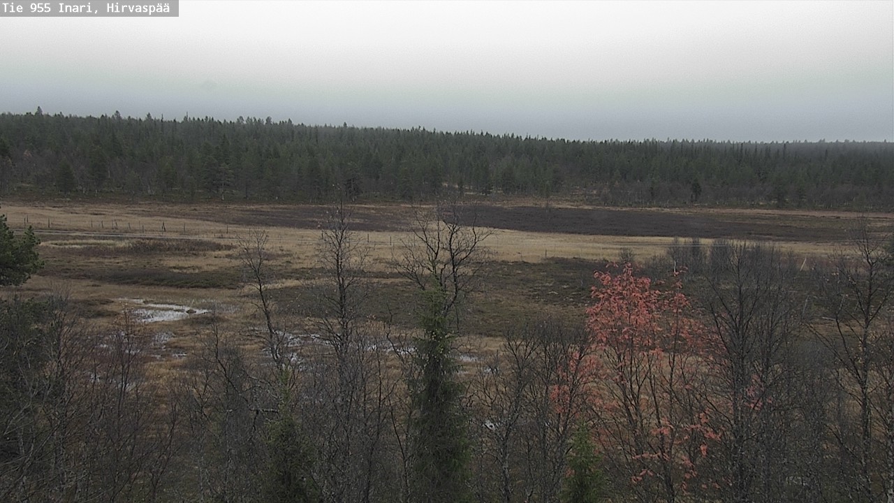 Kelikamerat Kuva Tie 955 Inari, Hirvaspää, Inari, Lappi