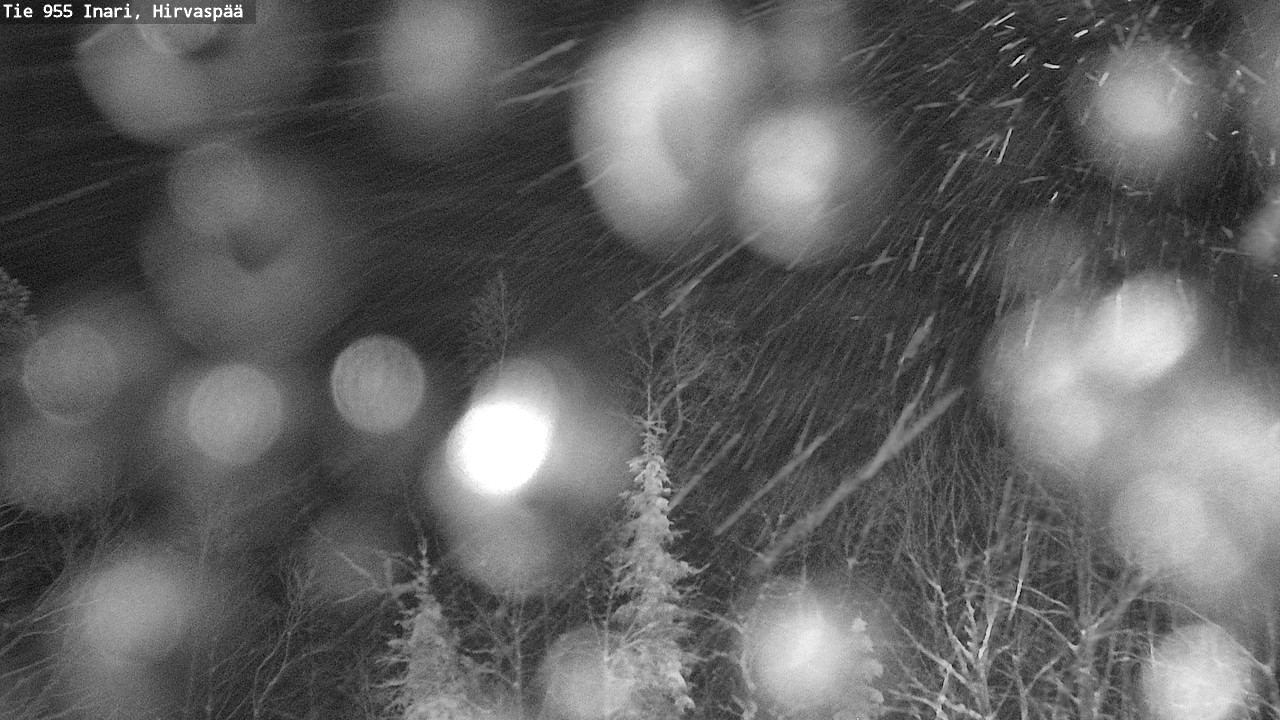 Weather Camera Image Road 955 Inari, Hirvaspää, Inari, Lappi