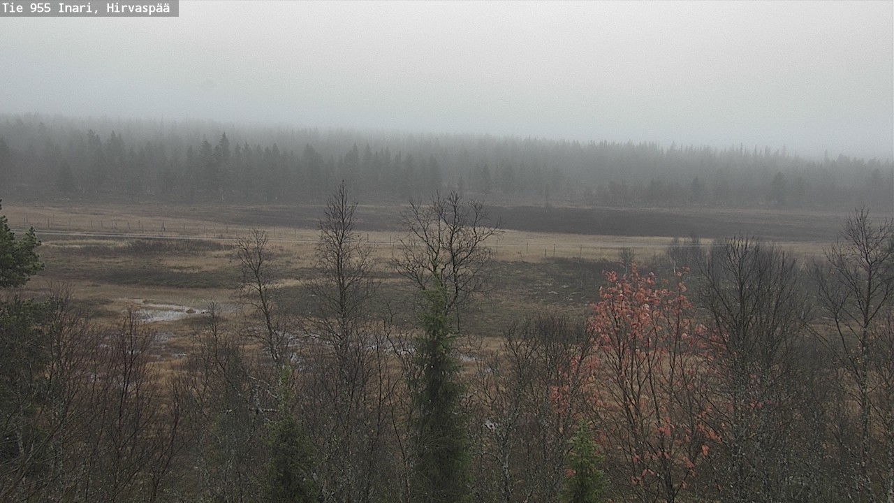Weather Camera Image Road 955 Inari, Hirvaspää, Inari, Lappi