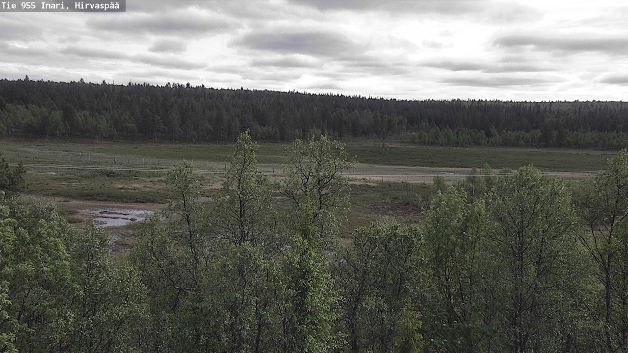 Kelikamerat Kuva Tie 955 Inari, Hirvaspää, Inari, Lappi