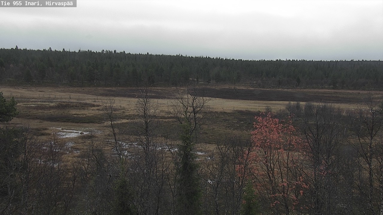 Kelikamerat Kuva Tie 955 Inari, Hirvaspää, Inari, Lappi